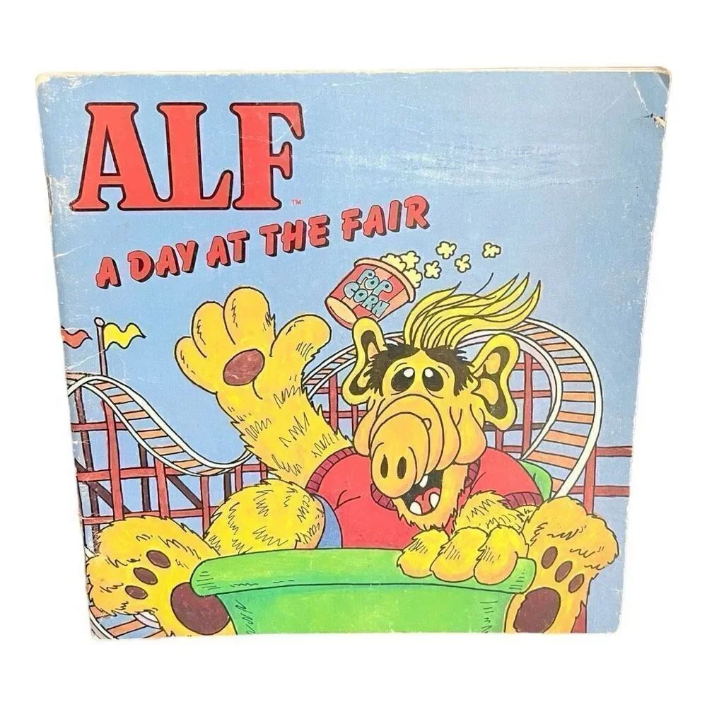 Alf a Day at The Fair Paperback by Johnson Hill 1987 Vintage Book